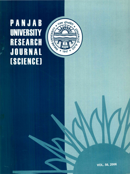 PU Research Journal Science - 56 / 2006