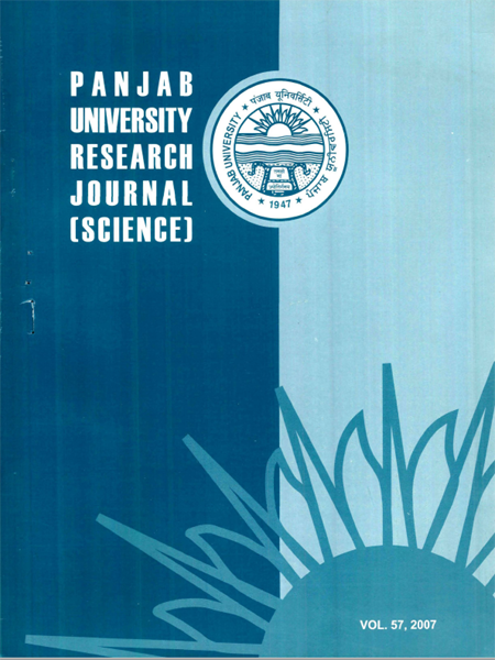 PU Research Journal Science - 57 / 2007