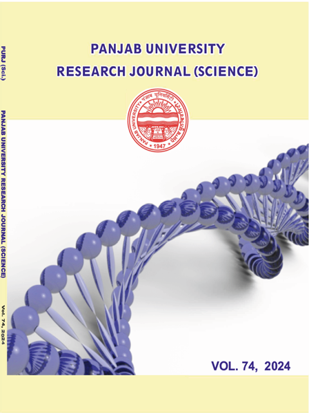 PU Research Journal Science - 74 / 2024